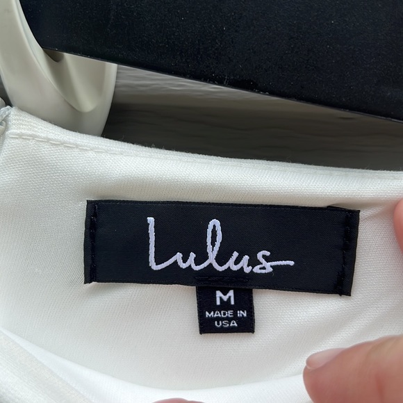 Lulu's Off-Shoulder White Dress - Picture 8 of 8